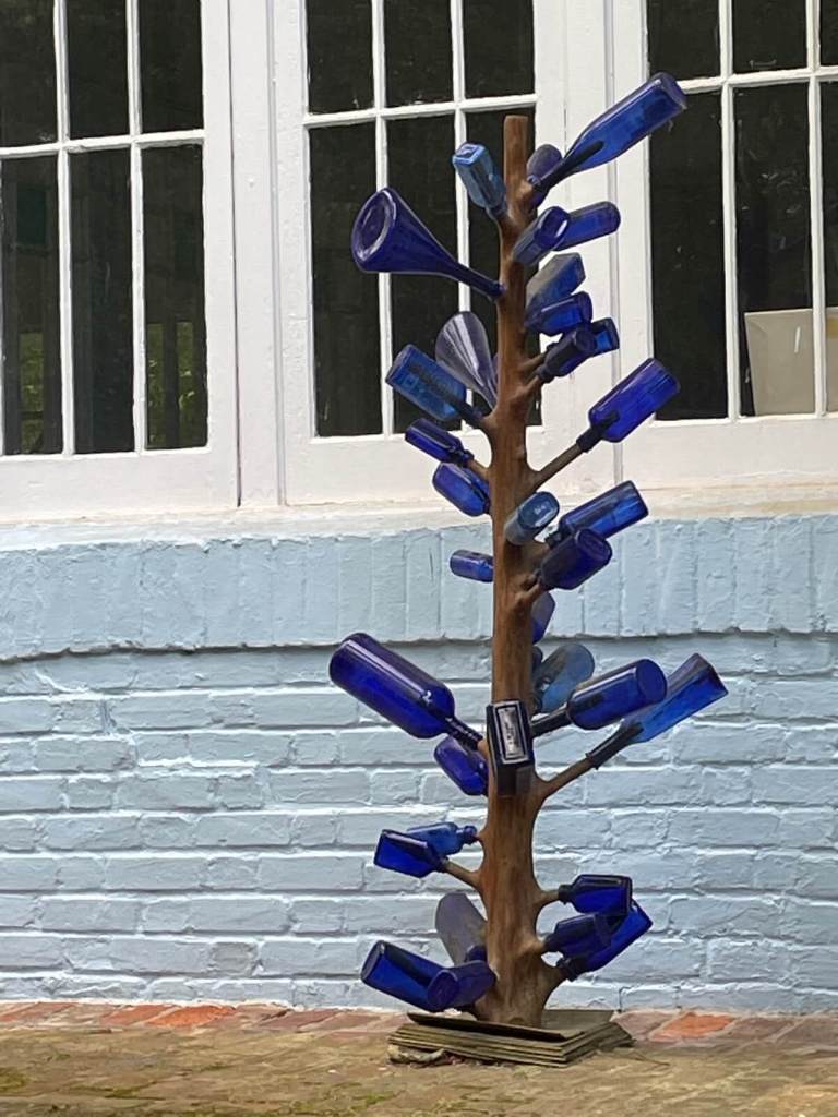 Blue bottle tree, Fondren, Jackson, MS